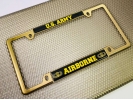 U.S. Army Airborne - Car Metal License Plate Frame (BY)