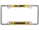 U.S. Army Airborne - Car Metal License Plate Frame (GB)