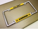 U.S. Army Airborne - Car Metal License Plate Frame (GB)