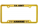 U.S. Army Airborne - Car Metal License Plate Frame (GB)