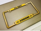 U.S. Army Airborne - Car Metal License Plate Frame (GB)