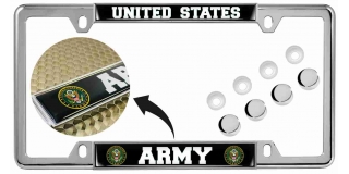 U.S. Army - Car Metal License Plate Frame