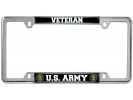 U.S. Army Veteran - Car Metal License Plate Frame