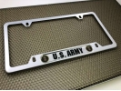 U.S. Army - Anodized Aluminum Car License Plate Frame
