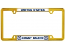 U.S. Coast Guard - Car Metal License Plate Frame