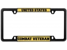 U.S. Combat Veteran - Car Metal License Plate Frame