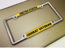 U.S. Combat Veteran - Car Metal License Plate Frame