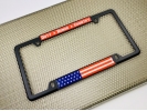 Duty Honor Country U.S. Flag - Car Metal License Plate Frame