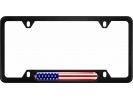 Duty Honor Country U.S. Flag - Car Metal License Plate Frame
