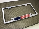 Duty Honor Country U.S. Flag - Car Metal License Plate Frame