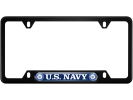 U.S. Navy - Anodized Aluminum Car License Plate Frame (WB)
