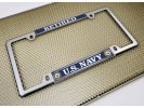 U.S. Navy Retired - Car Metal License Plate Frame