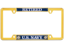 U.S. Navy Retired - Car Metal License Plate Frame