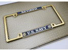 U.S. Navy Retired - Car Metal License Plate Frame