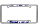 U.S. Navy Silent Service - Car Metal License Plate Frame