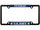 U.S. Navy Veteran - Car Metal License Plate Frame