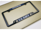 U.S. Navy Veteran - Car Metal License Plate Frame