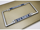 U.S. Navy Veteran - Car Metal License Plate Frame