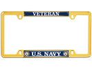 U.S. Navy Veteran - Car Metal License Plate Frame