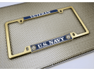 U.S. Navy Veteran - Car Metal License Plate Frame