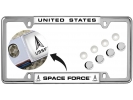 USAF - U.S. Space Force - Car Metal License Plate Frame (wb)