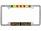 Vietnam Veteran - Car Metal License Plate Frame