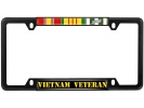Vietnam Veteran 3 Service Ribbons - Car Metal License Plate Frame