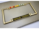 Vietnam Veteran 3 Service Ribbons - Car Metal License Plate Frame
