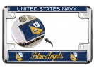 U.S. Navy Blue Angels - Motorcycle Metal License Plate Frame