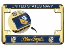 U.S. Navy Blue Angels - Motorcycle Metal License Plate Frame