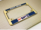 Fly Navy Mom- Motorcycle Metal License Plate Frame