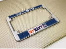 Fly Navy Mom- Motorcycle Metal License Plate Frame