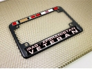 Iraq - Afghanistan Veteran - Motorcycle Metal License Plate Frame