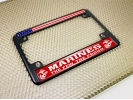 USMC - Marines. The Few. The Proud. - Motorcycle Metal License Plate Frame (rw)