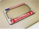 USMC - Marines. The Few. The Proud. - Motorcycle Metal License Plate Frame (rw)