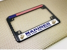 USMC - Marines. The Few. The Proud. - Motorcycle Metal License Plate Frame (wb)