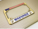 USMC - Marines. The Few. The Proud. - Motorcycle Metal License Plate Frame (wb)