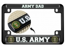 U.S. Army Dad - Motorcycle Metal License Plate Frame