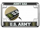 U.S. Army Dad - Motorcycle Metal License Plate Frame