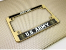 U.S. Army Dad - Motorcycle Metal License Plate Frame