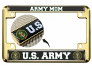 U.S. Army Mom - Motorcycle Metal License Plate Frame