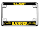 U.S. Army Ranger - Motorcycle Metal License Plate Frame