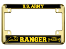 U.S. Army Ranger - Motorcycle Metal License Plate Frame