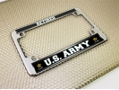 U.S. Army Retired with Star Logo - Motorcycle Metal License Plate Frame
