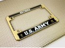 U.S. Army Retired with Star Logo - Motorcycle Metal License Plate Frame