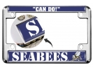 U.S. Navy Seabees - Motorcycle Metal License Plate Frame
