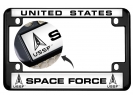 USAF - U.S. Space Force - Motorcycle Metal License Plate Frame (wb)