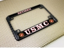 USMC - Retired Marine Corps - Motorcycle Metal License Plate Frame