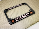USMC - Semper Fidelis - Motorcycle Metal License Plate Frame