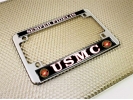 USMC - Semper Fidelis - Motorcycle Metal License Plate Frame